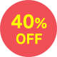 40％OFF